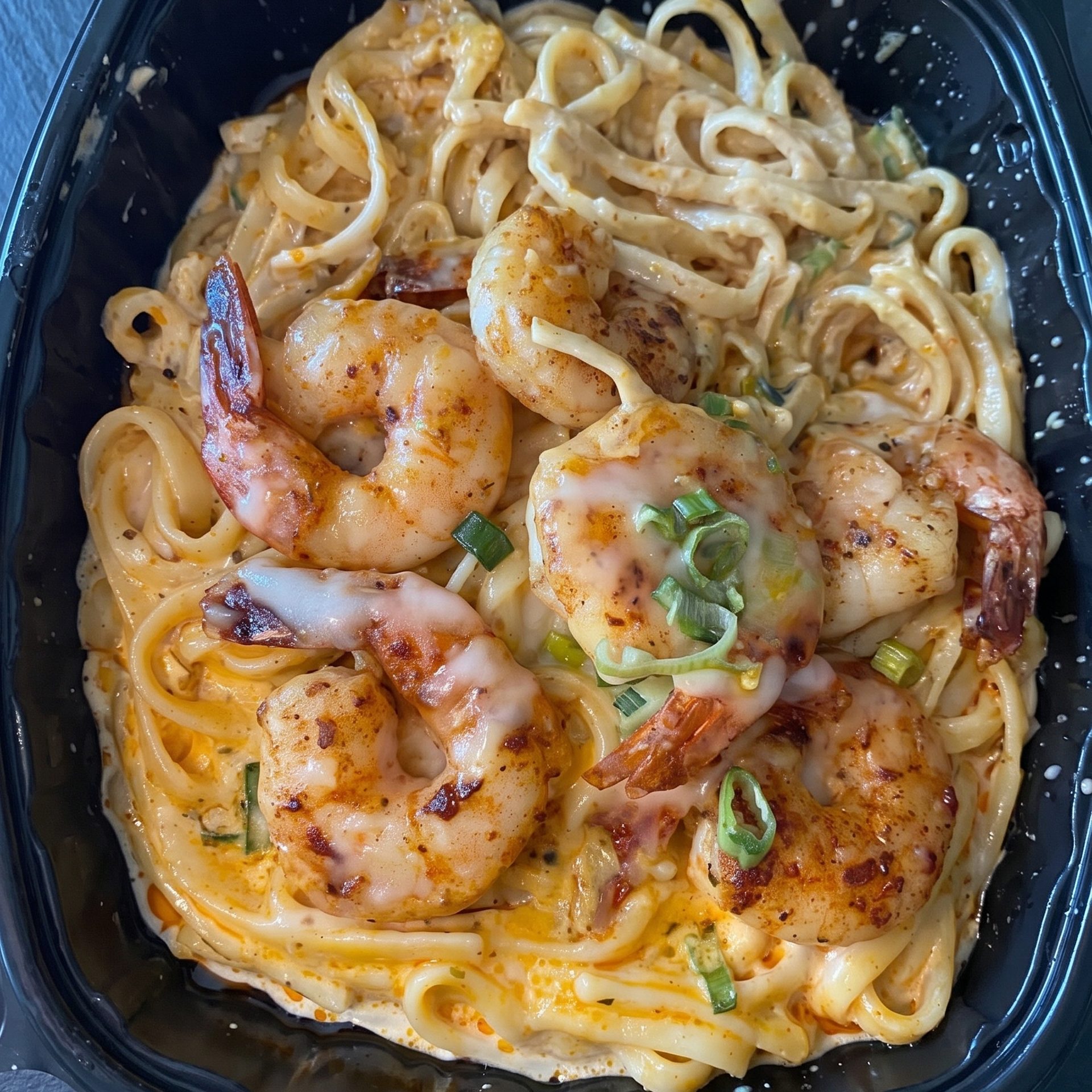 Cajun Chicken Alfredo With Shrimp