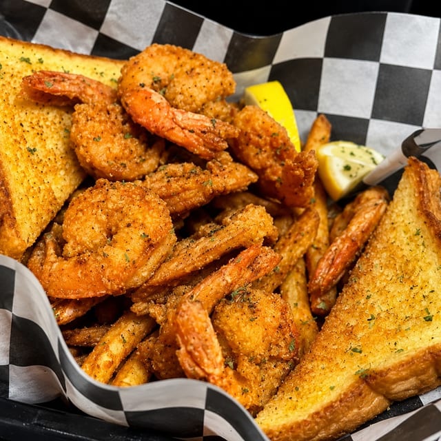 Cajun Fried Shrimp (10) & (1) Texas bread.